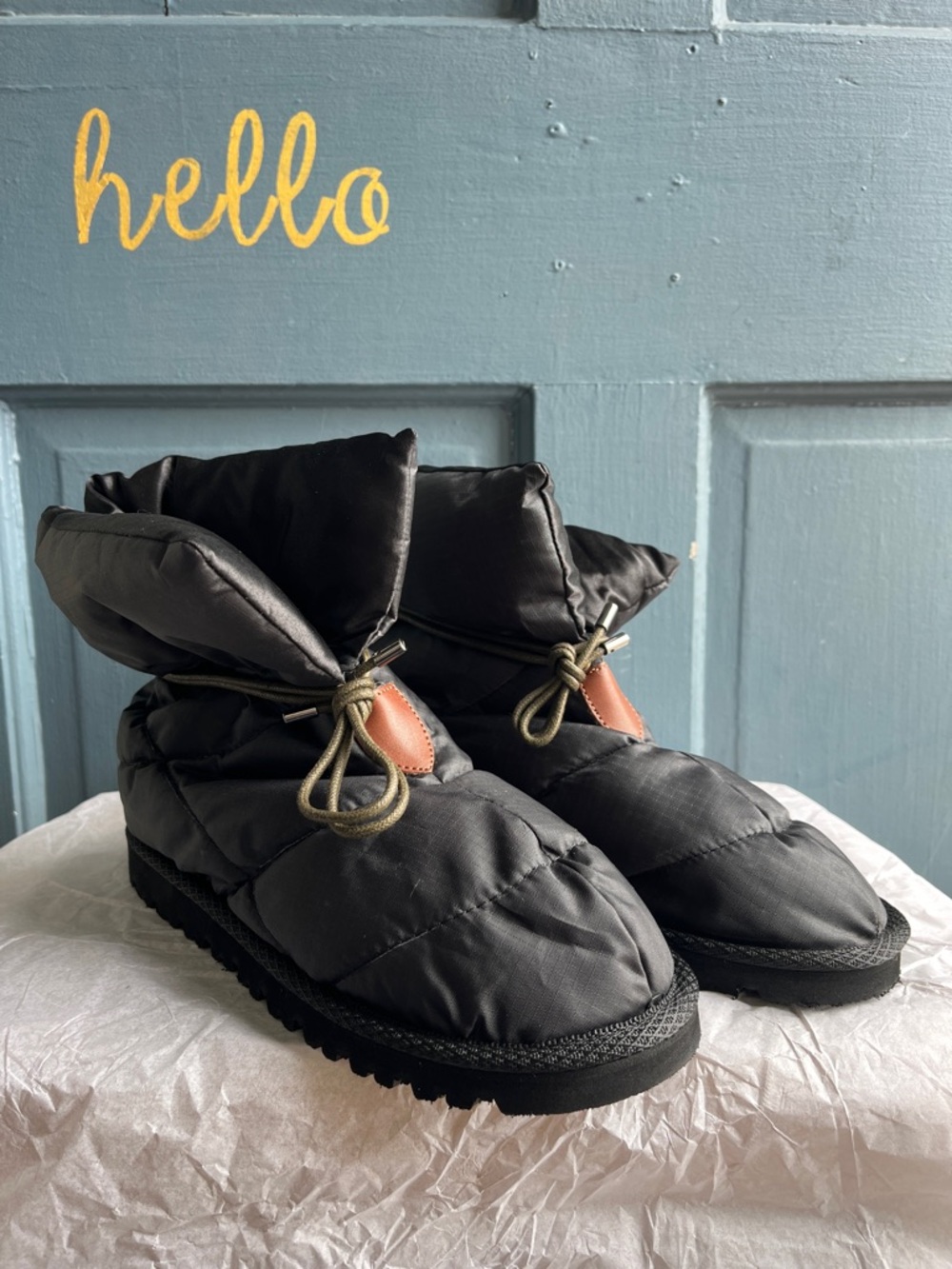 Portland Boot Company Puffer Booties, Size 11